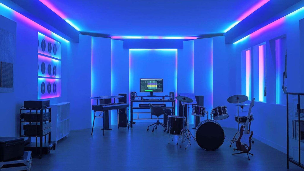 GlowWave Smart LED Strip Lights — 16.4ft RGB, App & Bluetooth Control
