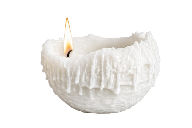 GlowWave MeltFlame Spiral Candle — Premium Handcrafted Aromatherapy Candle
